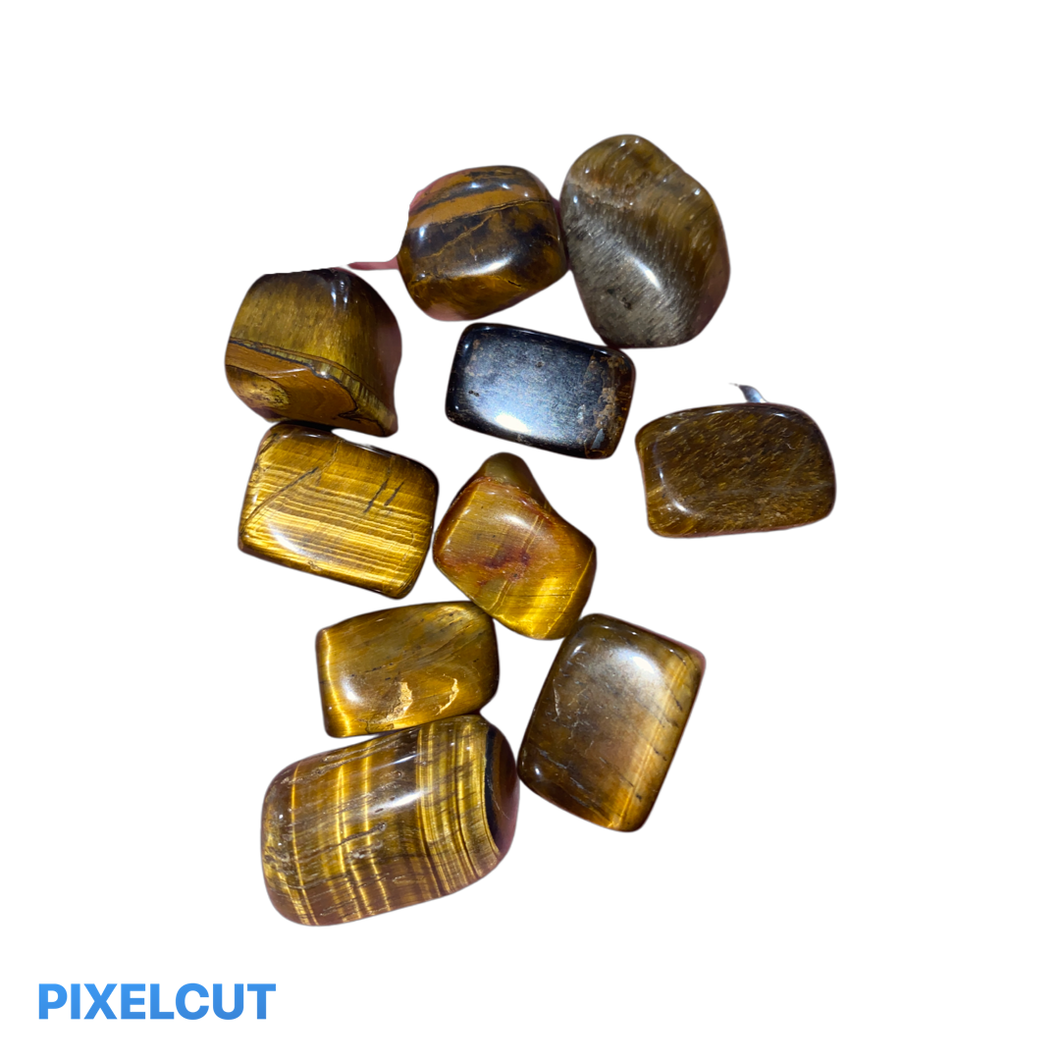 Tiger’s Eye Golden Cube or Tumble